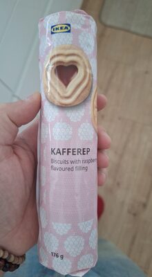 KAFFEREP Biscuits with raspberry-flavoured filling - Halal status check