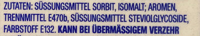 wrigleys Bonbons ingredient label