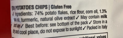 Snick snack ingredient label