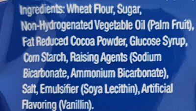 Oreo Cookies ingredient label