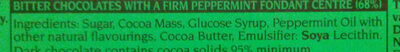 Bittermints ingredient label