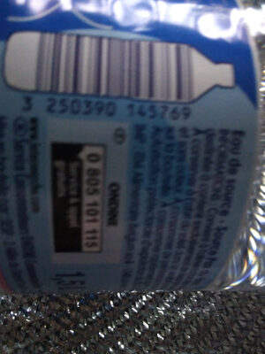 eau de source ingredient label