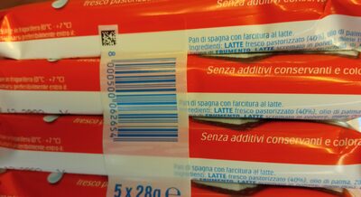 kinder fetta al latte - Halal status check