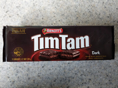 Arnotts Tim Tam Biscuit Dark Chocolate imp - Halal status check