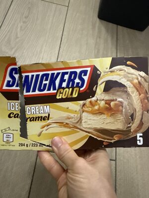 Snickers Gold Ice Cream Caramel - Halal status check