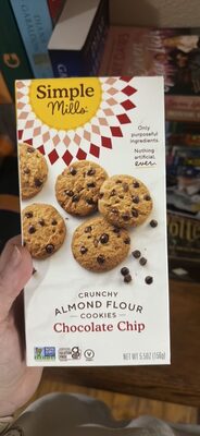 Crunchy Almond Flour Cookies Chocolate Chip - Halal status check