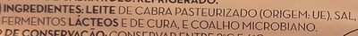 Queijo Chèvre ingredient label