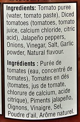 Medium Salsa - Halal status check