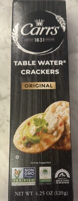 table water crackers original - Halal status check