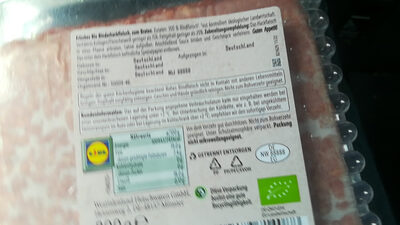 Bio Rinderhackfleisch - Halal status check