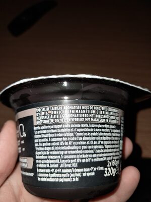 HiPRO Saveur Coco ingredient label