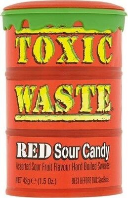 Toxic Waste Candy Dynamics Red Sour Candy - Halal status check