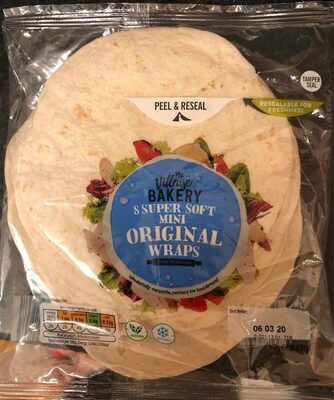 Tortilla Wraps Mini White - Halal status check