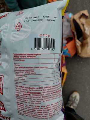Crunchips Wow, Intense Chili & Melty Cheese Fusion - Halal status check