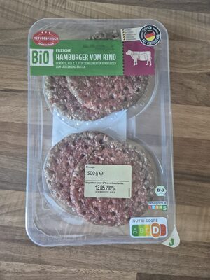 Bio hamburger von rind - Halal status check