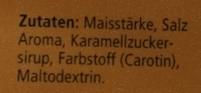 Pudding Mandelgeschmack ingredient label