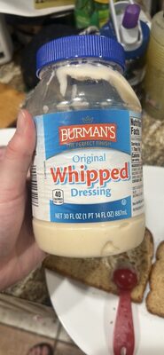 Original Whipped Dressing - Halal status check