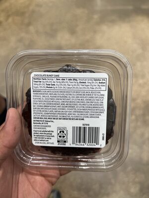 Chocolate Bundt Cake - Halal status check