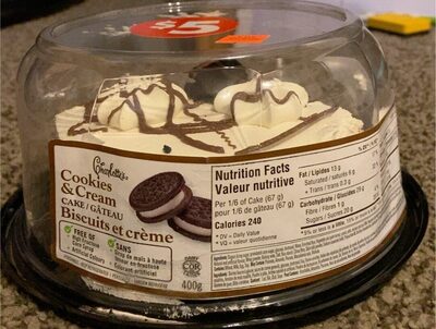 Cookies & Cream Cake - Halal status check