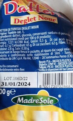 Datteri - Halal status check