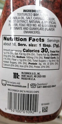 Bacon flavored bits, bacon - Halal status check