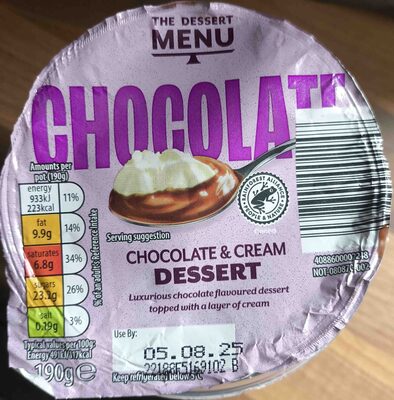 Chocolate & Cream Dessert - Halal status check