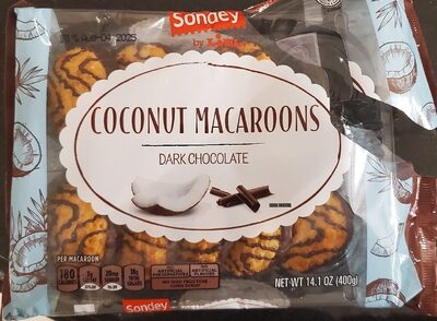 Sondey Dark Chocolate Coconut Macaroons - Halal status check