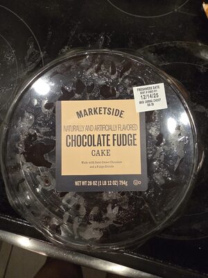 Chocolate fudge cake - Marketside - Halal status check
