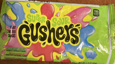 Super Sour Gushers - Halal status check