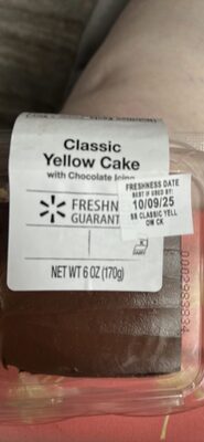Classic Yellow Cake with Chocolate Icing - Halal status check