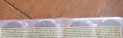 Mini Rochers Coco Et Chocolat ingredient label