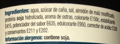 Salsa de ostras - Halal status check