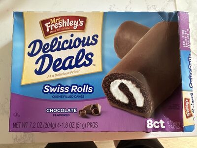Chocolate flavored creme filled cakes swiss rolls - Halal status check