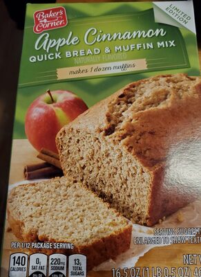 Baker's Corner Apple Cinnamon Quick Bread - Halal status check