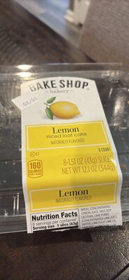 Lemon slice cake - Halal status check