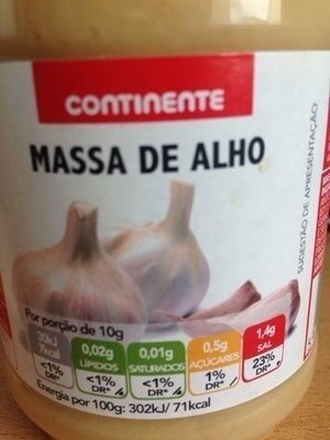 Massa De Alho - Halal status check