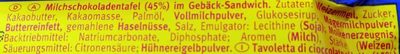 pick up choco ingredient label