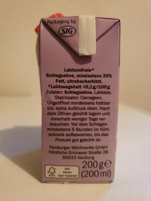 Free ffom ingredient label