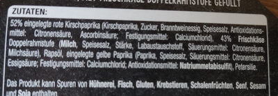 Kirsch paprika ingredient label