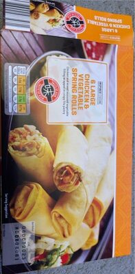 6 chicken & vegetable spring rolls - Halal status check