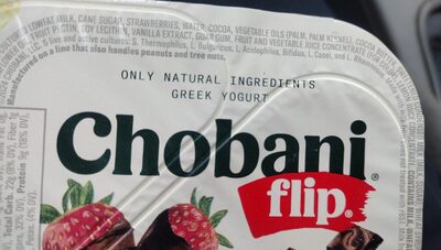 Chocolate Covered Strawberry ingredient label