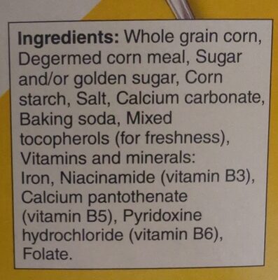 Chex corn ingredient label