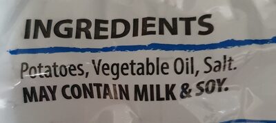 THINS CHIP ORIGINAL ingredient label