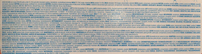 Kinder Chocolate Ice Cream ingredient label