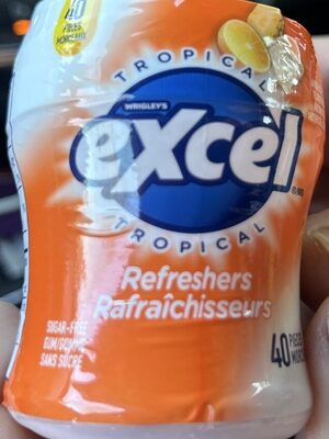 Excel gum Tropical 40pc - Halal status check
