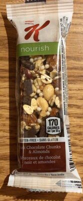 Dark Chocolate Chunks & Almonds Chewy Bar - Halal status check
