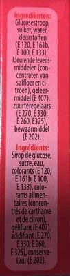 Colorant ingredient label