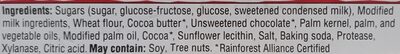 KitKat Chunky Rolo ingredient label