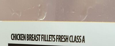 Chicken Breast Fillets large pack ingredient label