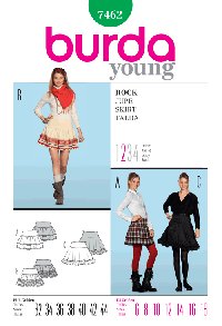 Burda Skirt - Pattern #7462 Rock Skirt